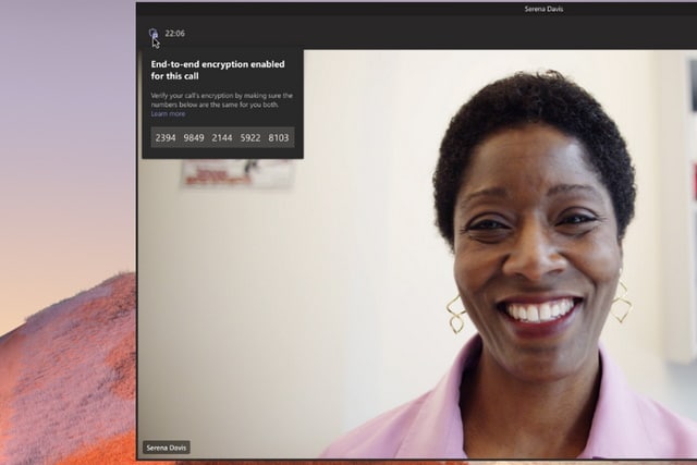 Microsoft Teams end-to-end encryption