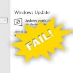 Windows Update fail