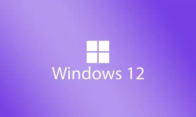 Purple Windows 12 logo