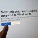 Windows 11 upgrade notice